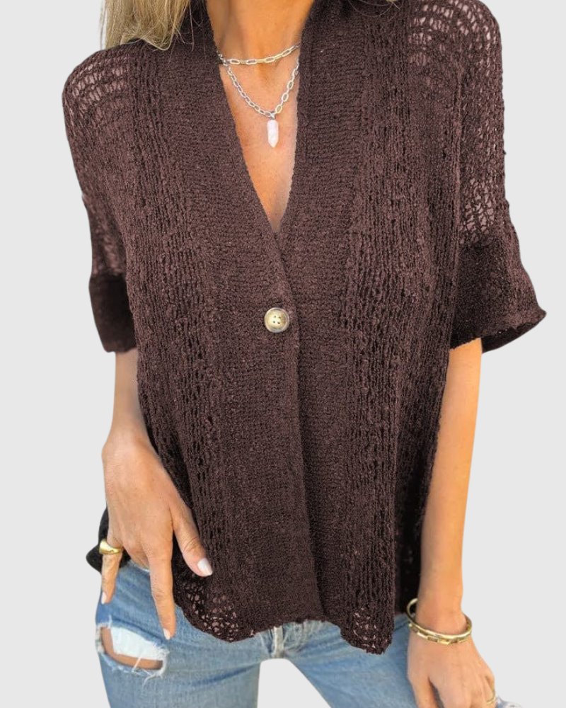 Calista | Elegant Knitted Shirt