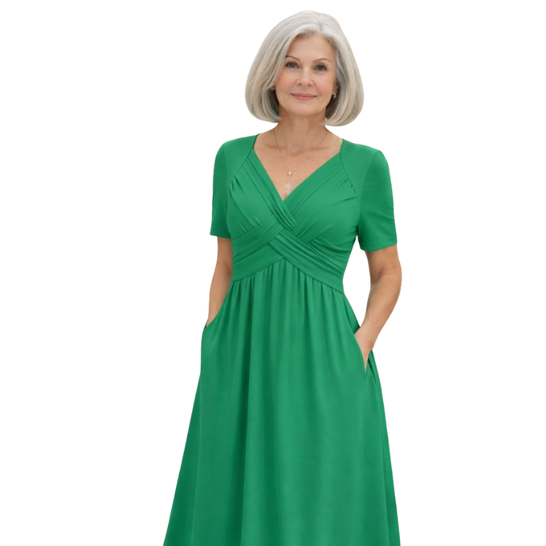 Viola | Midi Dress with Tummy Control