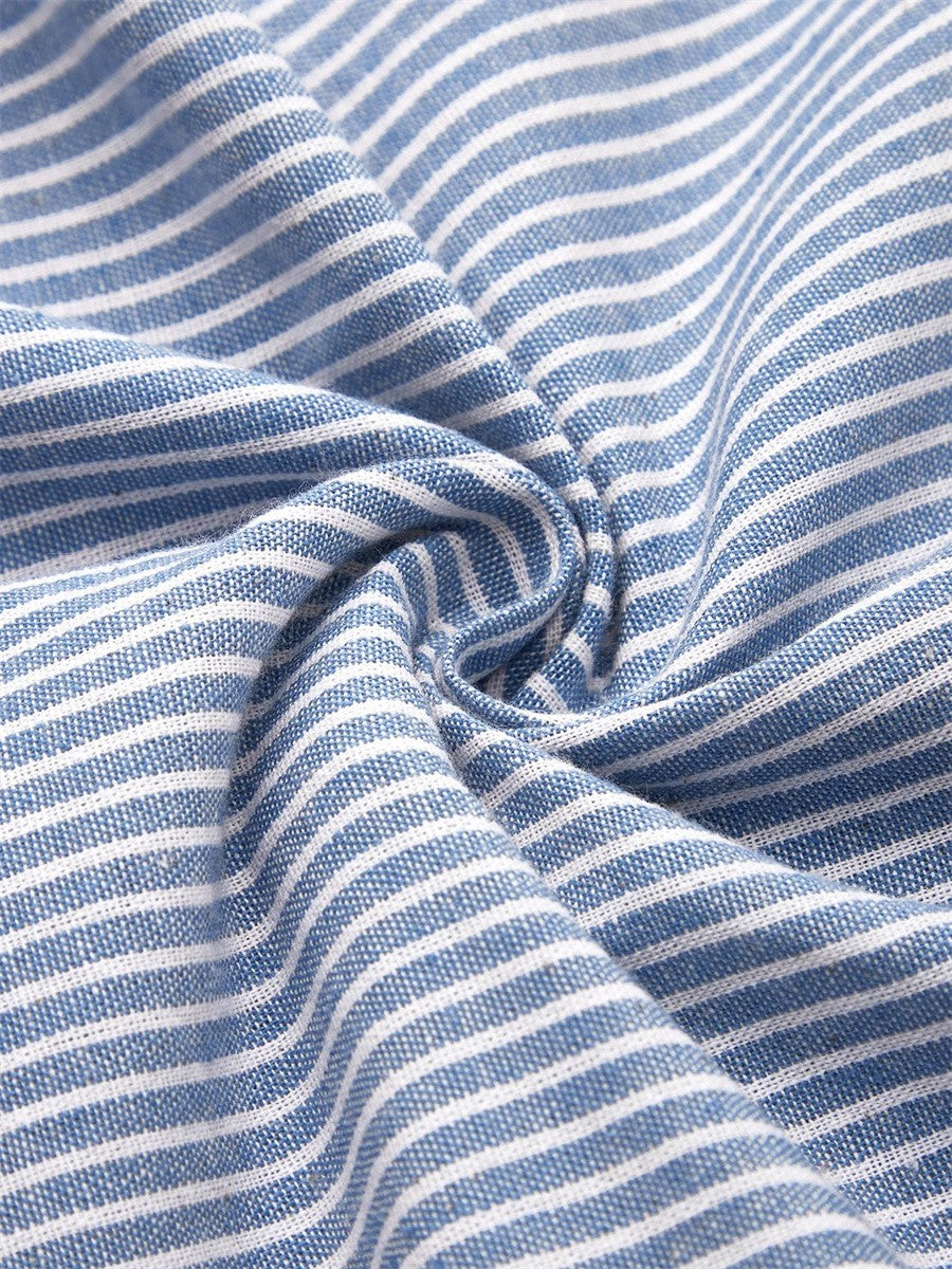 Brienne | Striped Midi Dress – Effortless Comfort, Everyday Confidence
